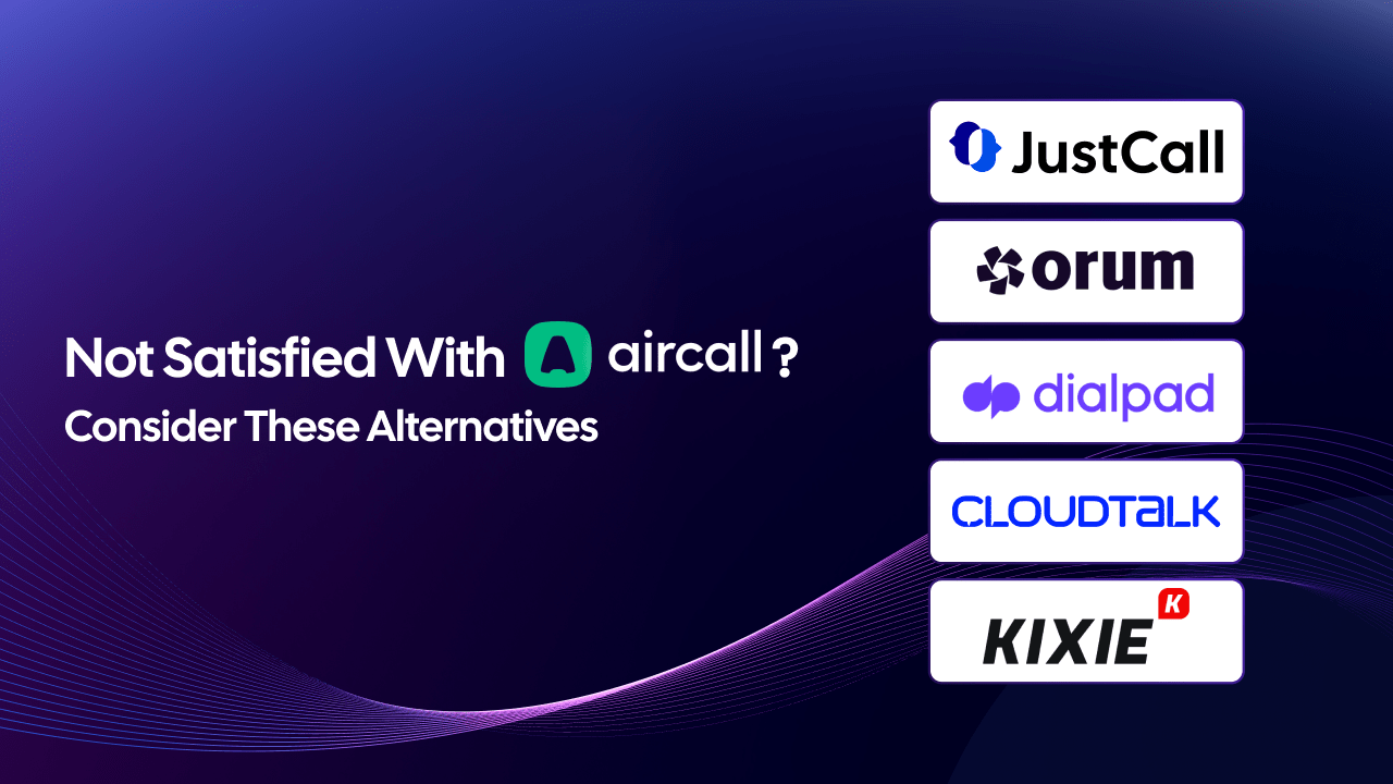 découvrez les meilleures options alternatives à aircall pour améliorer votre communication professionnelle. comparez les fonctionnalités, les prix et les avis pour choisir la solution qui répond le mieux à vos besoins.