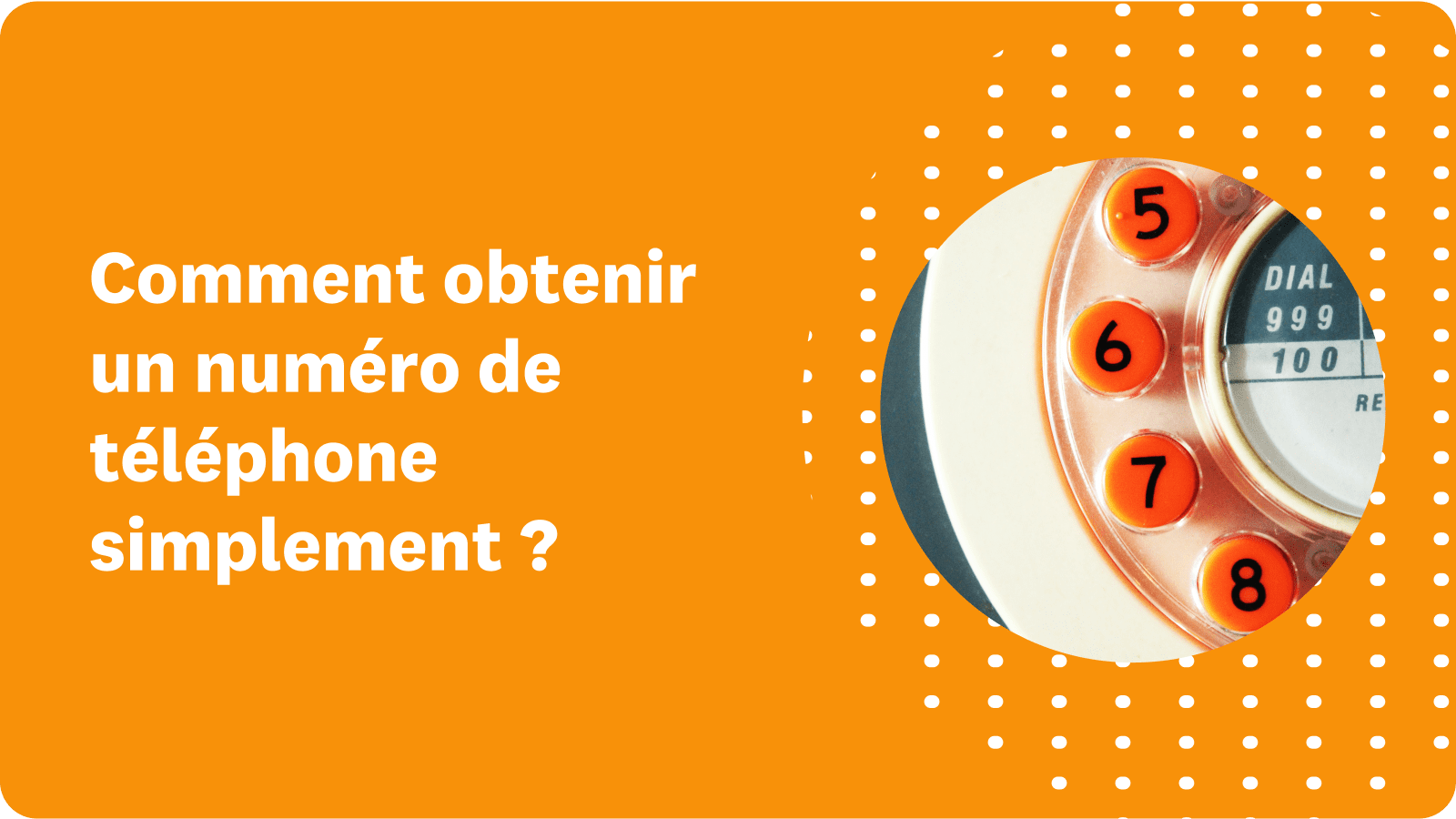 découvrez comment obtenir un numéro de téléphone gratuit pour vos appels et messages. idéal pour rester en contact sans frais, notre guide vous présente les meilleures options disponibles sur le marché.