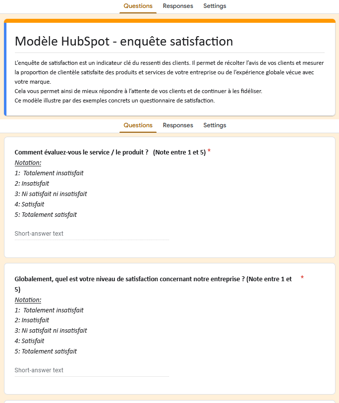 découvrez notre questionnaire de satisfaction pour évaluer votre expérience. partagez vos avis et suggestions afin d'améliorer nos services et répondre au mieux à vos attentes.