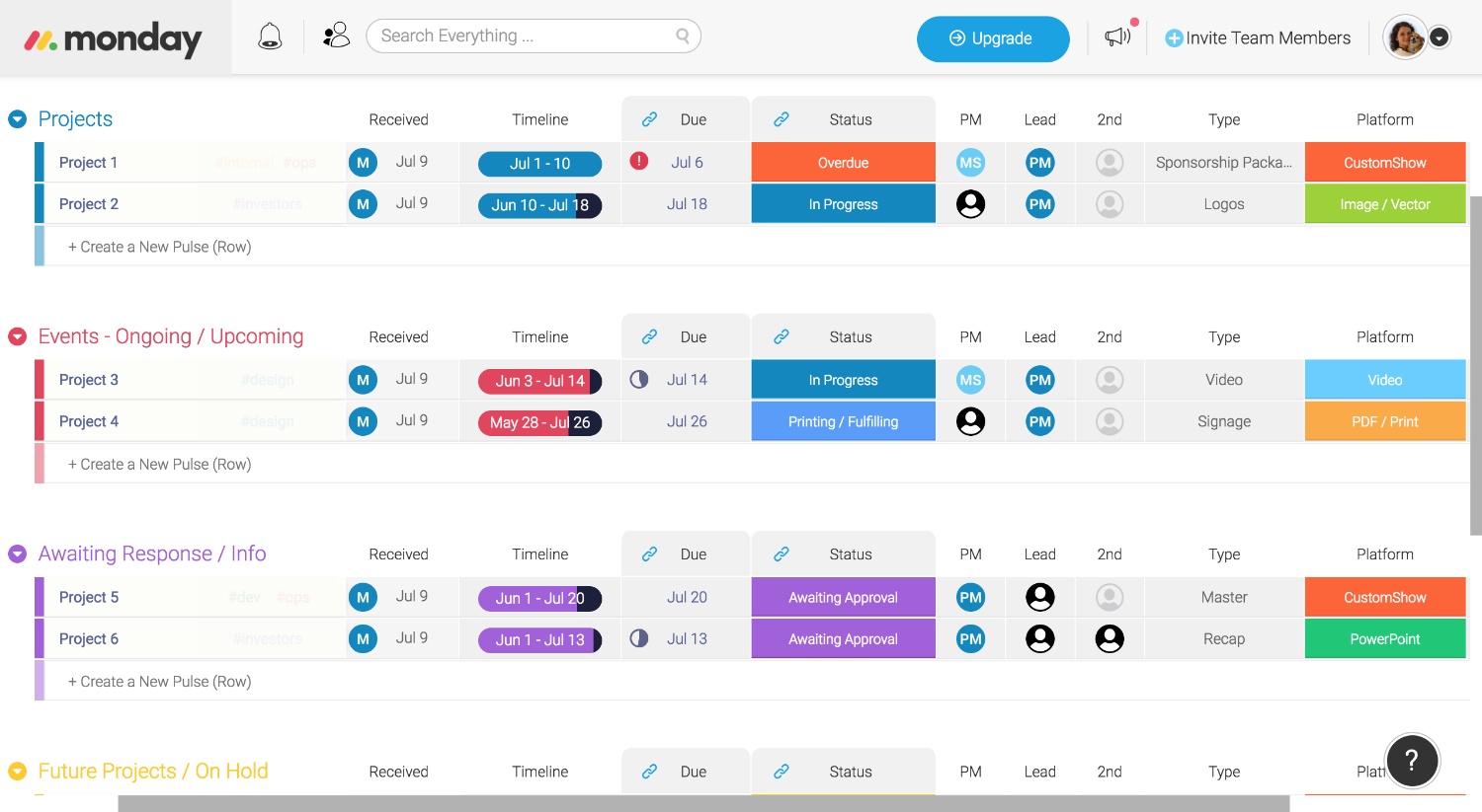 découvrez monday app, la solution idéale pour la gestion de projet. organisez, planifiez et collaborez en toute simplicité avec une interface intuitive et des fonctionnalités puissantes qui optimisent votre productivité.