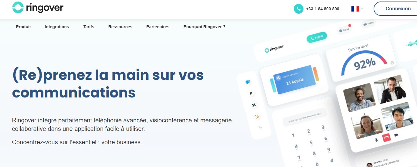 découvrez ringover, la solution de communication professionnelle tout-en-un qui révolutionne votre façon de gérer vos appels, vos messages et vos visioconférences. améliorez la productivité de votre équipe avec une interface simple et des fonctionnalités avancées.