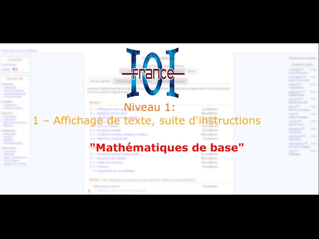 découvrez france ioi, une plateforme incontournable dédiée à l'apprentissage de l'informatique et des algorithmes. perfectionnez vos compétences en programmation à travers des cours, des défis et des concours adaptés à tous les niveaux. rejoignez notre communauté d'apprenants passionnés et boostez votre carrière dans le domaine technologique.