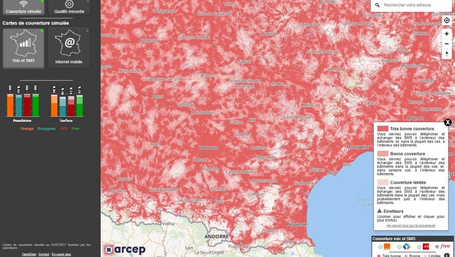 region-connectee-telephonie Quelle région est la plus connectée en téléphonie ?